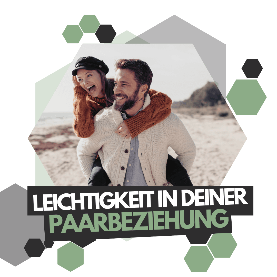 Leichtigkeit in deiner Paarbeziehung Ein Paar glücklich am Strand